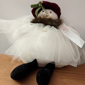 Woof & Poof Snowgirl Burgundy